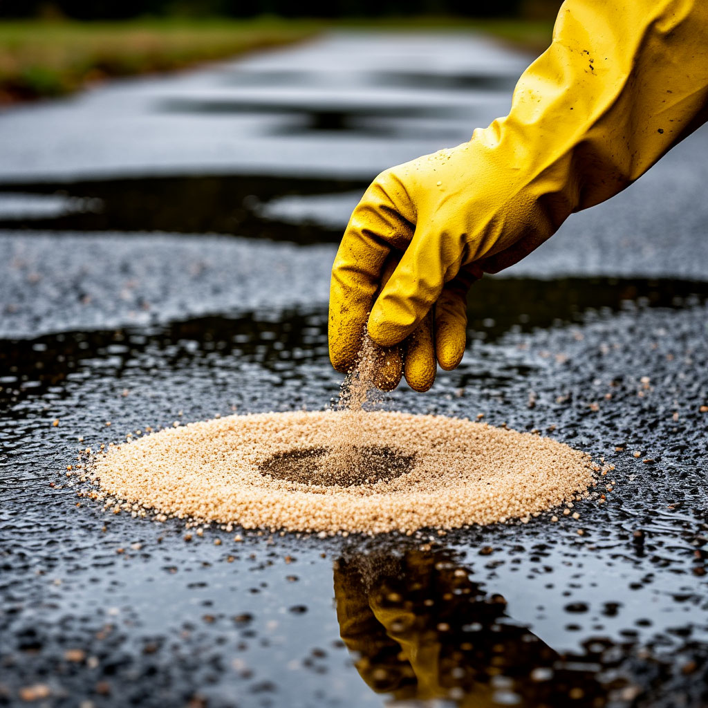 Зелёный щит против нефтяных пятен: «НЕДР» представляет экологичные сорбенты на основе трепела