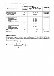 Протокол испытаний